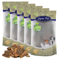 5 Kg Rinderherz Getrocknet Hundefutter Kausnack Kauartikel Hund Rind Lyra Pet®