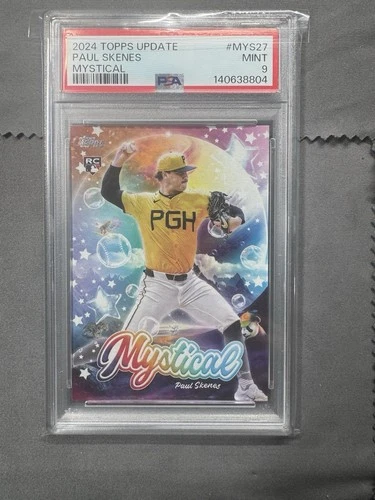 2024 Topps Update Paul Skenes RC Mystical #MYS-27 PSA 9 MINT Rookie Pirates
