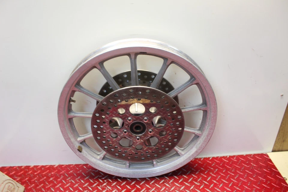 2007 SPORTSTER XL 1200r 19 X 2.15 13 SPOKE FRONT WHEEL RIM DUAL DISC SP111 — 第 2/4 张图片