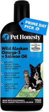 Wild Alaskan Omega-3 Salmon Oil for Dogs and Cats - 100 Pure Natural Fish Oil