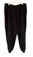 EARLY WINTERS Men’s Black Polartec Fleece Outdoor Pants Jogger Style XXL