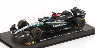 1:43 Bburago Mercedes F1 W15 Russell 2024