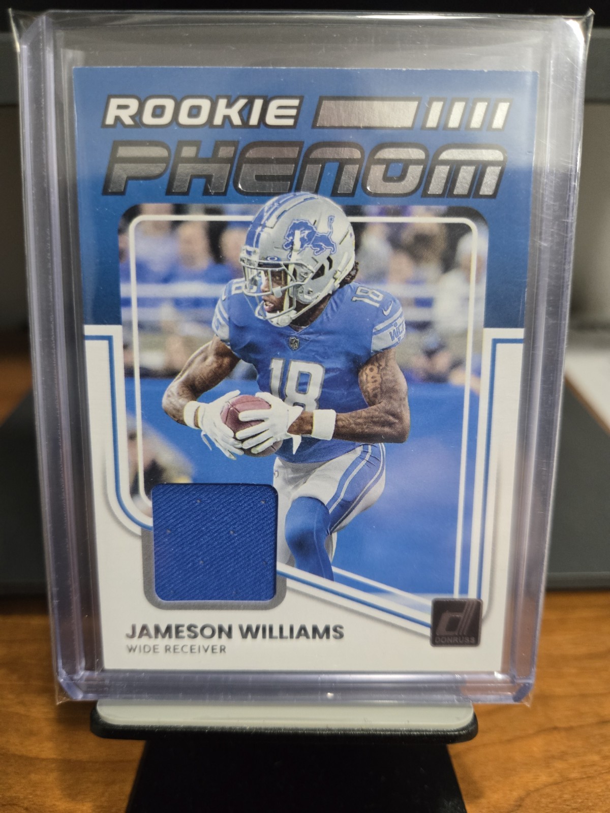 Jameson Williams Panini Donruss Rookie Phenom Jersey #RPJ8 Base