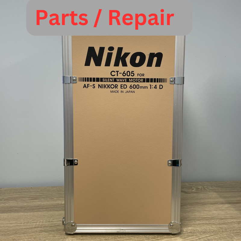 Nikon-Nikkor 600mm f/4 D  ED IF  Telephoto Lens, Parts & Repair- U133