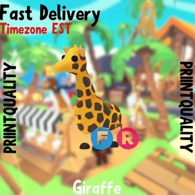 #ad ADOPT ME FR Fly Ride GIRAFFE Rare Pet Very Fast Delivery READ DESCRIPTION $129.99