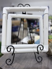 Set Of 2 Square Embroidery Hoop Easy Installation Sturdy Clip Frame