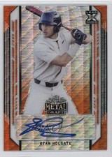 2021 Leaf Metal Draft Orange Wave /4 Ryan Holgate #BA-RH2 Auto 0t2