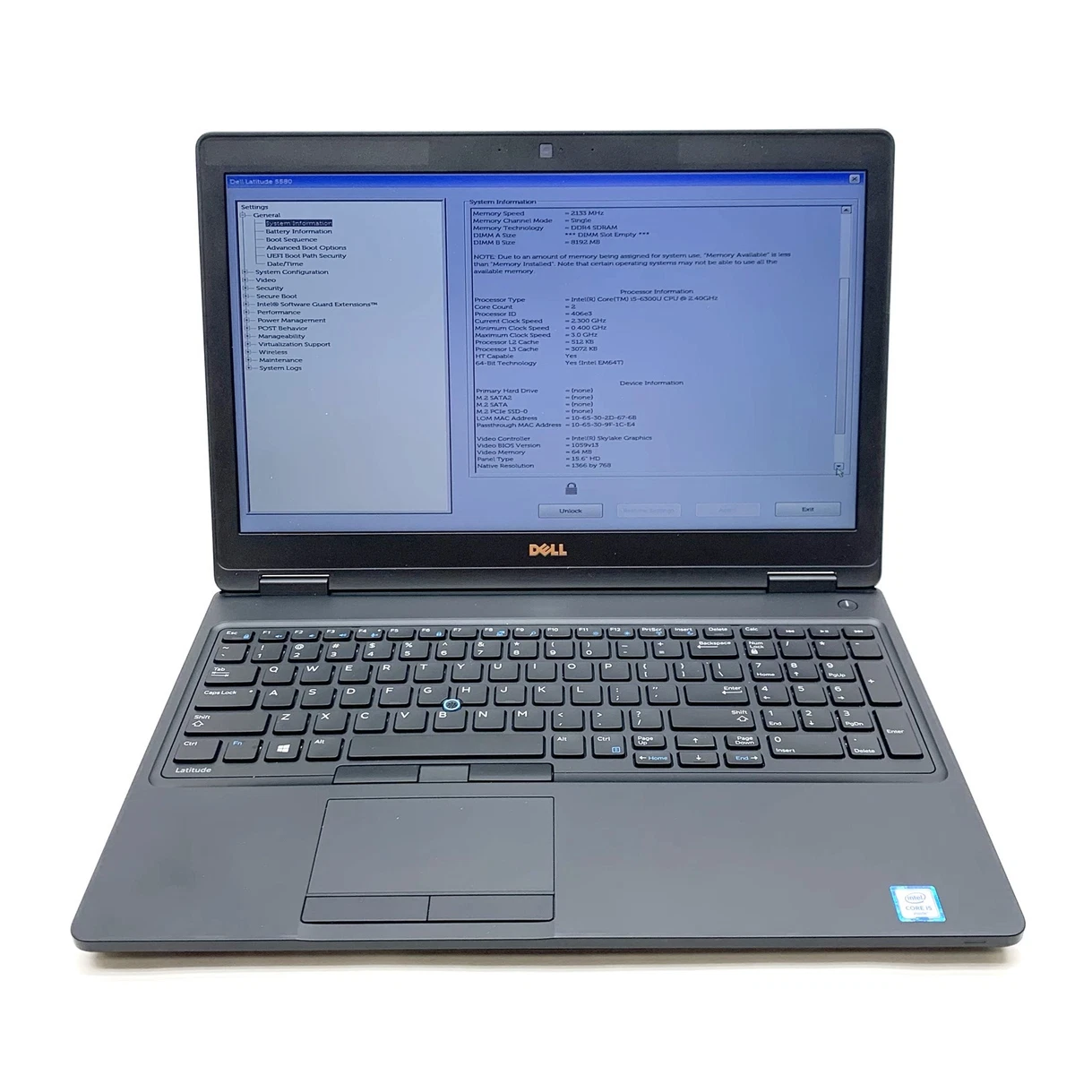 Dell Intel Core i5 7th Gen. PC Laptops & Netbooks 15-15.9 in