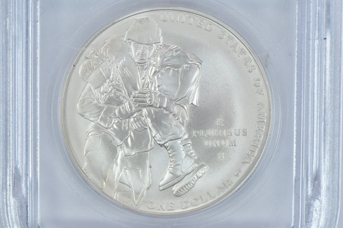 2011-S Medal Of Honor Commemorative Silver Dollar MS70 ICG *4297 - Picture 4 of 5