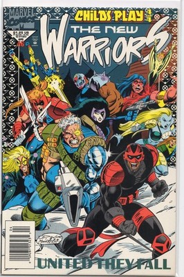 The New Warriors Issue # 46 Child's Play 4 Of 4 Modern Age Marvel Comics 1992 | 