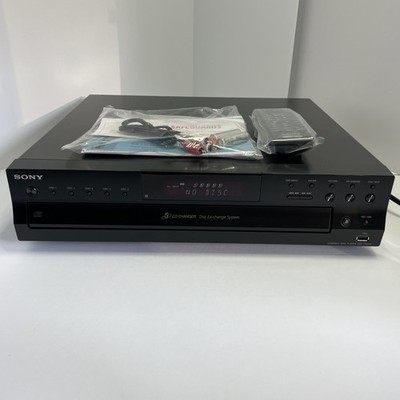Sony CDP-CE500 CD Player 5 Disc CD Changer Tested Please Read Description ***