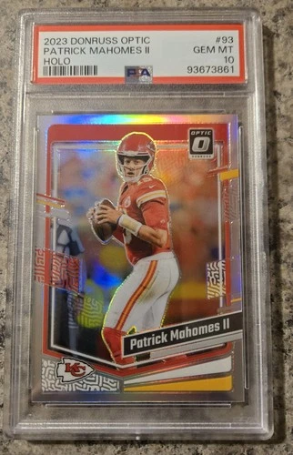 2023 Donruss Optic Patrick Mahomes Holo #93 PSA 10