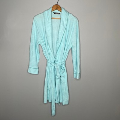 Noire Jasmine Rose Blue Women's Robe M