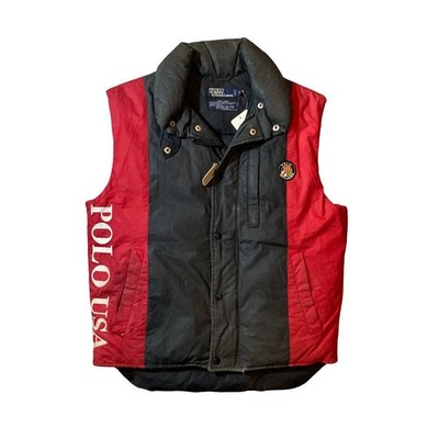 POLO RALPH LAUREN Polo USA Cookie Ski Downhill Vest Black Men's