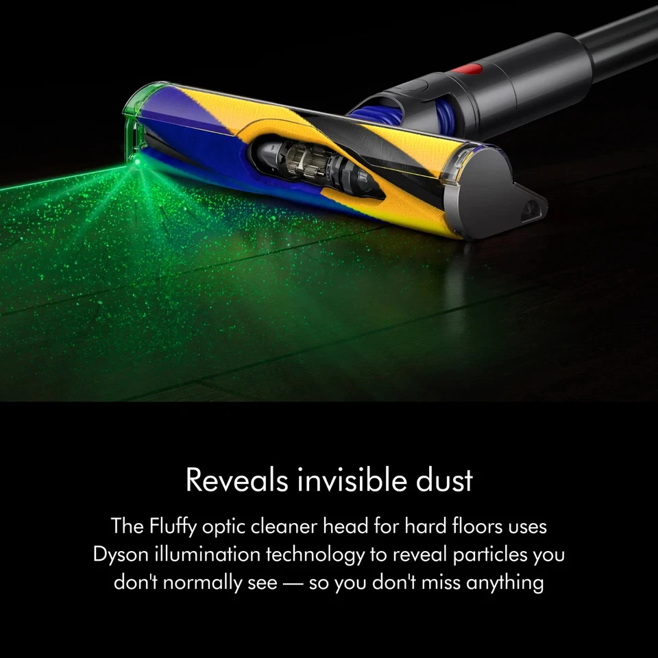Dyson V15 Detect Cordless Stick Vacuum Cleaner - Yellow/Nickel - Image 4 of 4