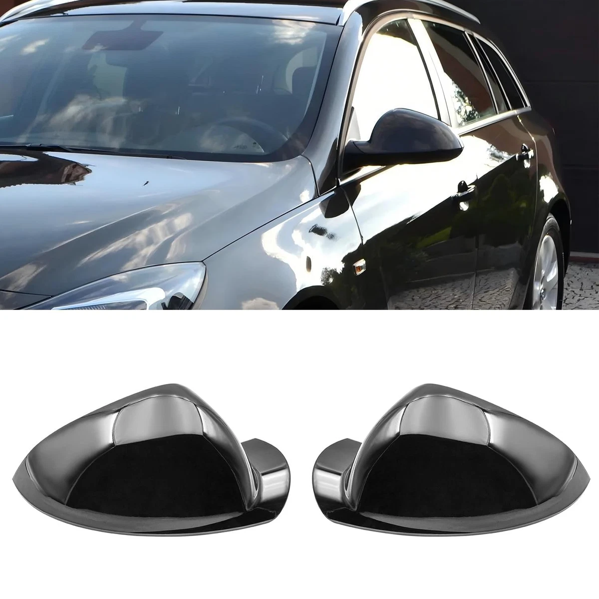 Cover Cromate Per Specchietti Retrovisori Opel Corsa D Ed E (2006-2019) - 2 Pezzi In Acciaio Inox 304 - 4