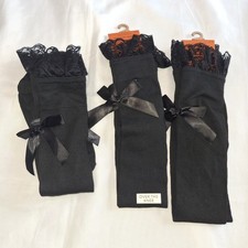 WOMEN'S OVER THE KNEE SOCKS SUPER CUTE WITH BOWS. Lot Of 3 READ