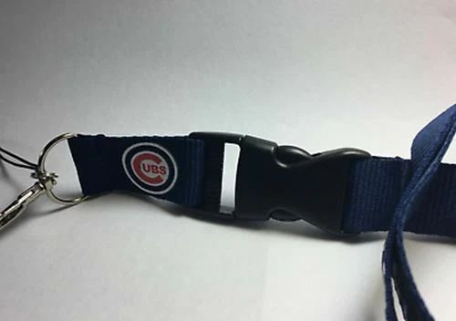 Chicago Cubs Lanyard Badge Key Chain Clip Face Mask Holder Strap Saver New - Image 2 of 4