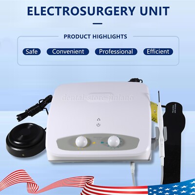 Dental ES-20 Electrosurgery Unit Machine with Handpiece 7PCS Electrodes