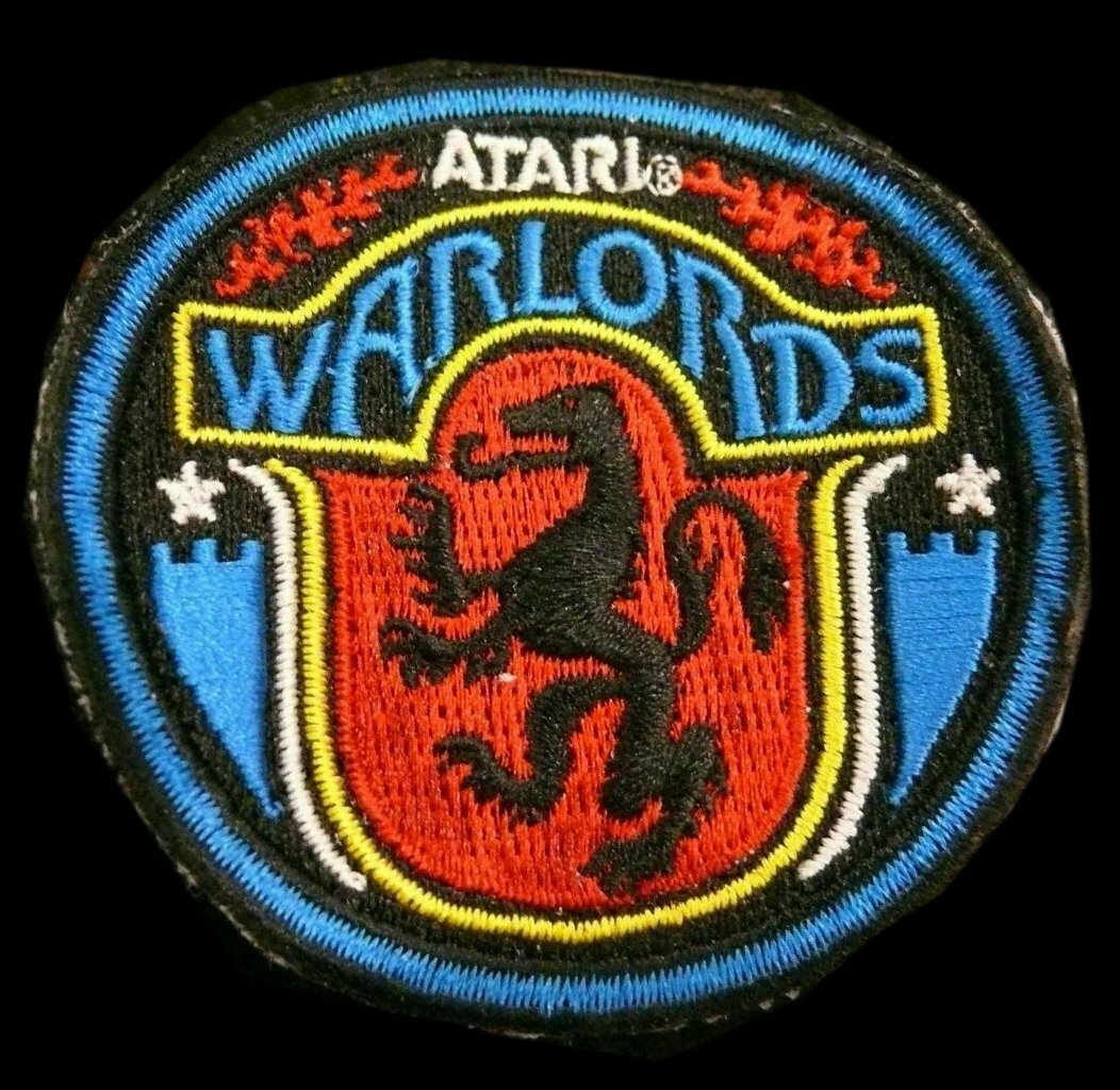  Console Atari 2600 WARLORDS Paddle ancien vintage jeu vidéo patch broderie VCS