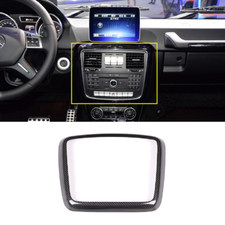 Carbon Fiber Car Central Control CD Mode Button Trim For Benz G Class W463 G500 