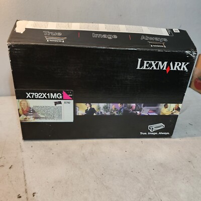 Lexmark X792X1MG Extra High Yield Magenta Cartridge Genuin OEM Open Box free shp