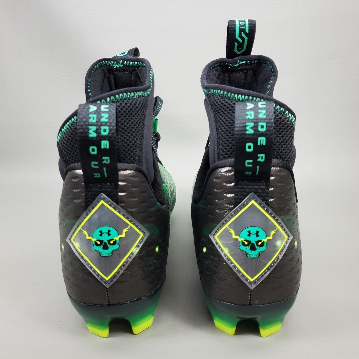Under Armour UA Spotlight Lux MC LE Slime Football Cleats 11.5 3025376-001 NEW Under Armour Spotlight Lux MC LE Slime Football Cleats  main image 4