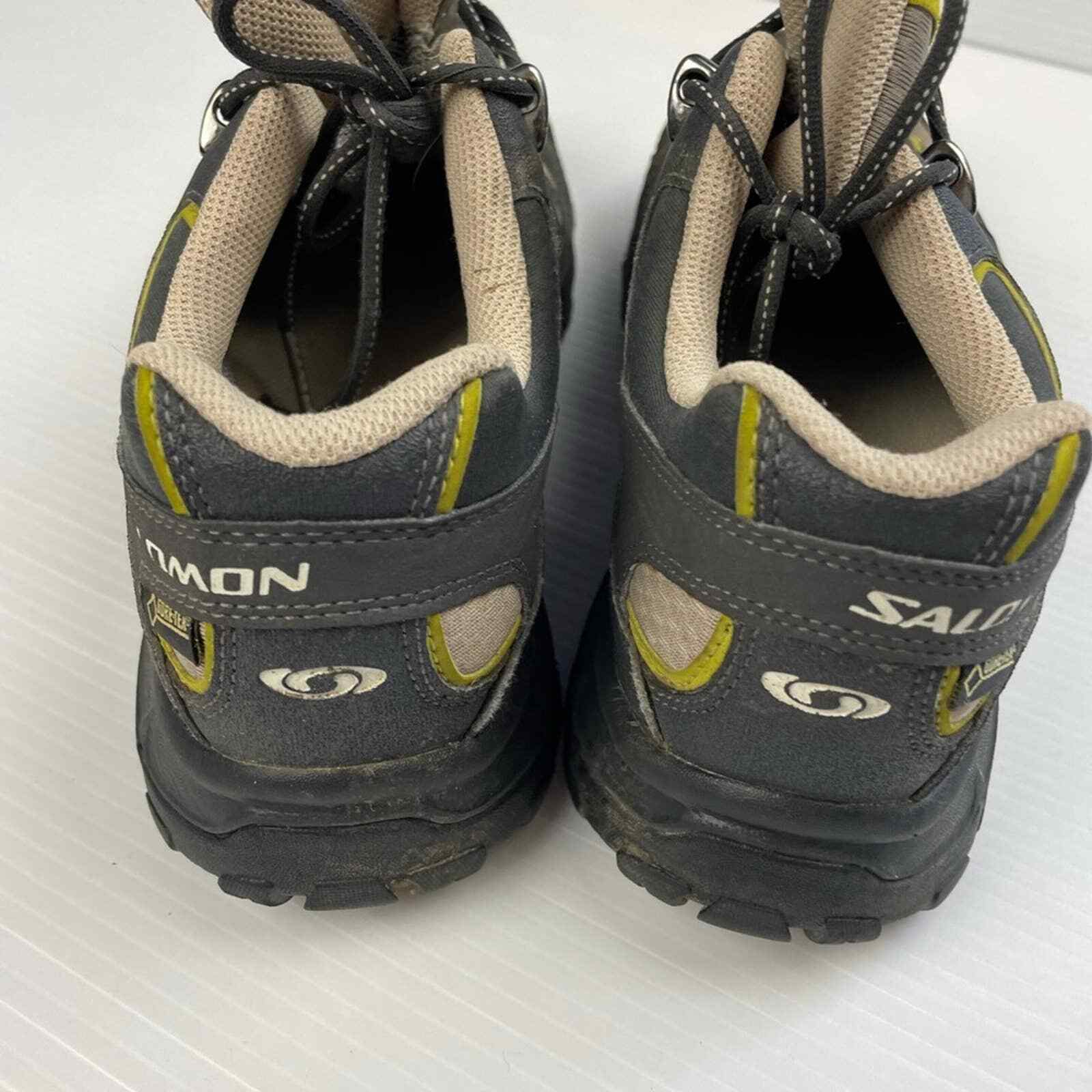 Salomon Ellipse Gore Tex scarpe da trekking da donna nere marrone chiaro 145464 taglia 6