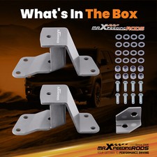 Rear 2 Drop Hangers Lowering Kit For Chevy Gmc C1500 2wd 88-98 Steel