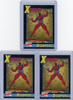 1991 Marvel Impel #3 DEADPOOL Rookie Card X-Force - ( READ ) | eBay