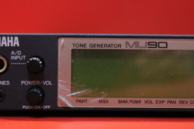 YAMAHA MU90 トーンジェネレーター USED YAMAHA MU 90 Tone Generator Rack Synthesizer MIDI Sound