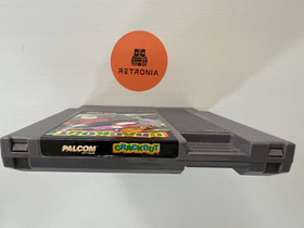 Crackout Nintendo Nes carrello giochi versione UK con custodia testato