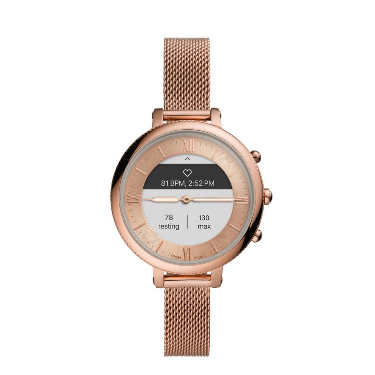 腕時計 MONROE HYBRID HR SMARTWATCH　値下げ Amazon.com: Fossil Women's 38mm Monroe Stainless Steel Mesh