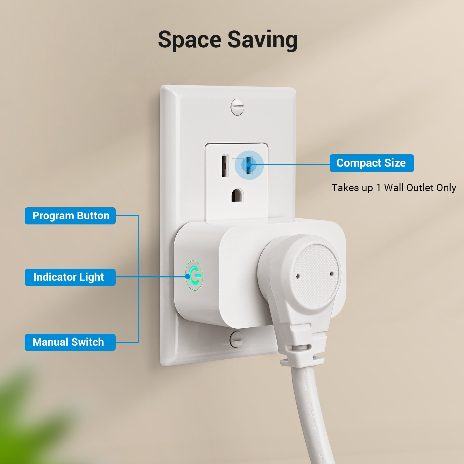 DEWENWILS Plug and Play Remote Control Outlet, Remote Control Switch 15A/1875W