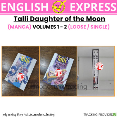 Talli Daughter of the Moon Manga Englische Version Band 1-2 lose Set Single Neu