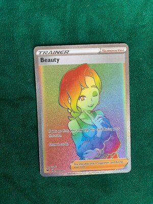 Beauty - Rainbow Trainer - 194/185 - Vivid Voltage - Secret Rare Pokemon Card | eBay Beauty - Rainbow Trainer - 194/185 - Vivid Voltage - Secret Rare Pokemon Card | eBay
