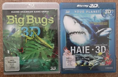 3D Blu-ray Big Bugs 3D + Haie 3D NEUWERTIG