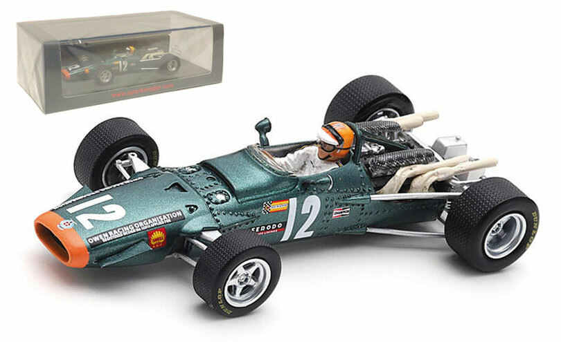 Spark S5281 BRM P126 #12 Race Of Champions 1968 - Mike Spence 1/43 Scale