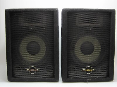 Set of 2 PHONIC S710 Floor Monitor PA Speakers | eBay