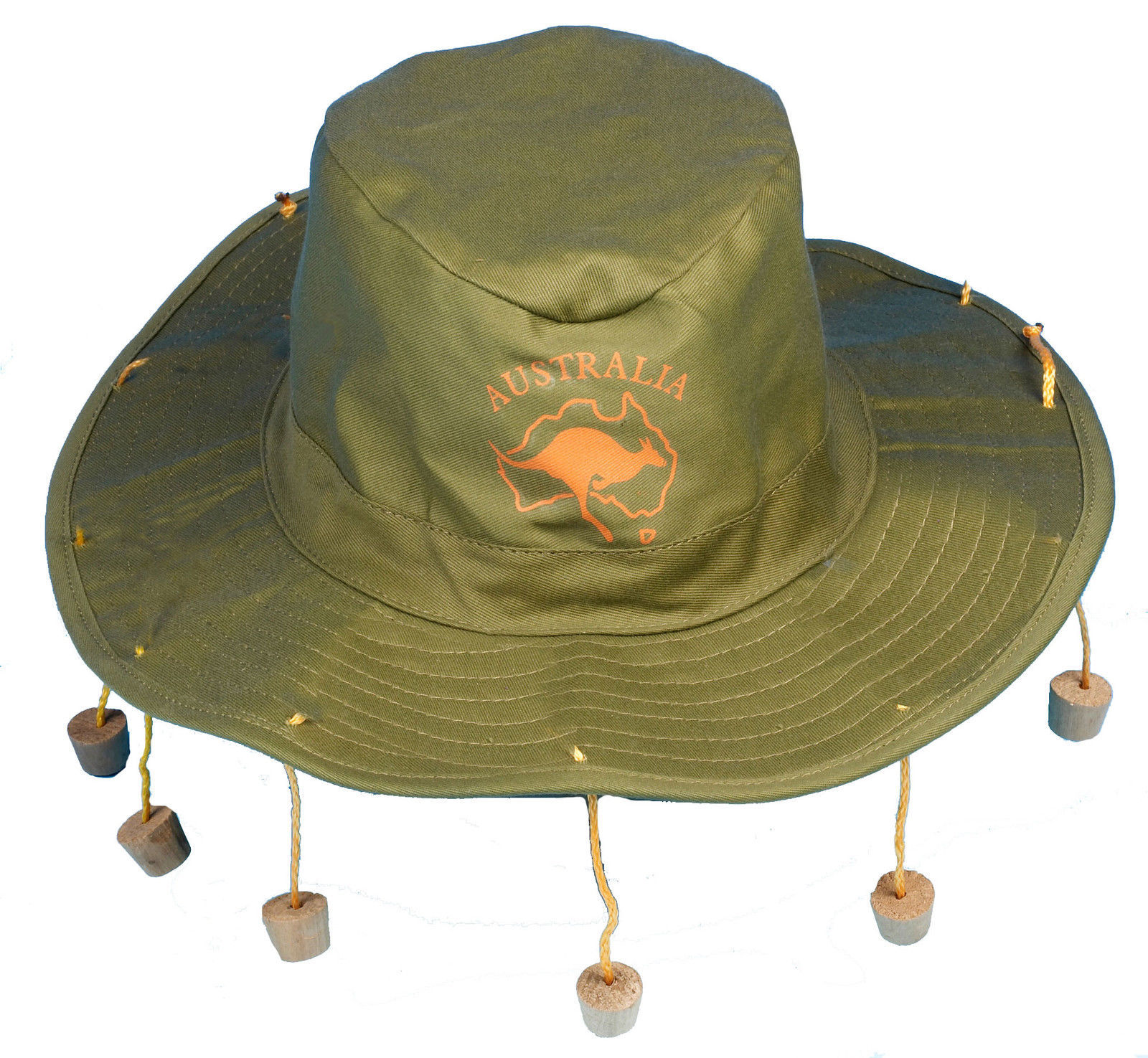 Authentic Aussie Cork Hat - Crocodile Dundee Fancy Dress Accessory