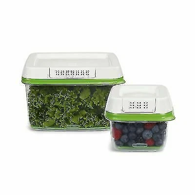 Rubbermaid BPA-Free Plastic Freezing Container Food Storage Containers