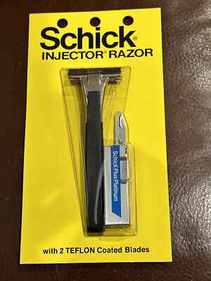 Schick Injector Razor Single Edge Platinum Blades New Sealed