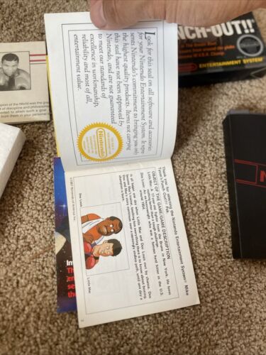 Mike Tyson's Punch-Out!! Nintendo NES completo di scatola CIB con lettera OTTIME CONDIZIONI! - Foto 8 di 24