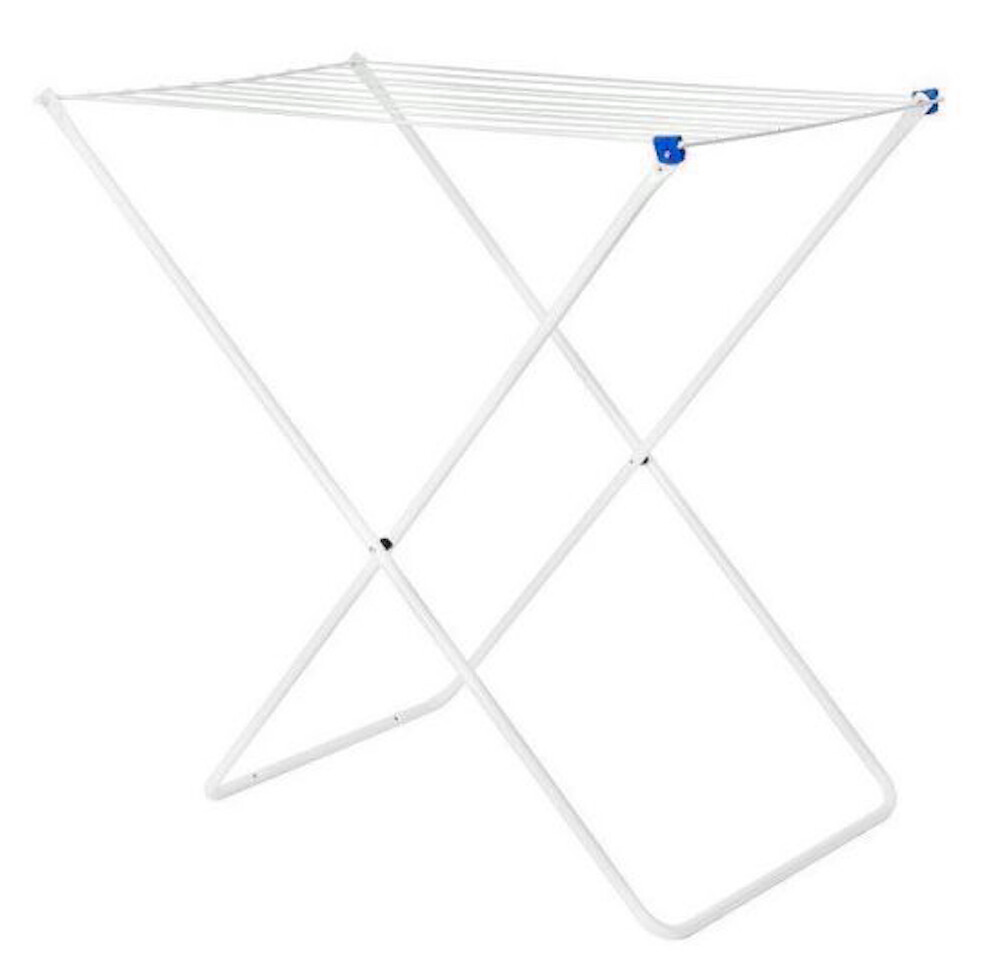 Tendedero 93918 Secarropa Blanco 8m Plegable Angosto Metal