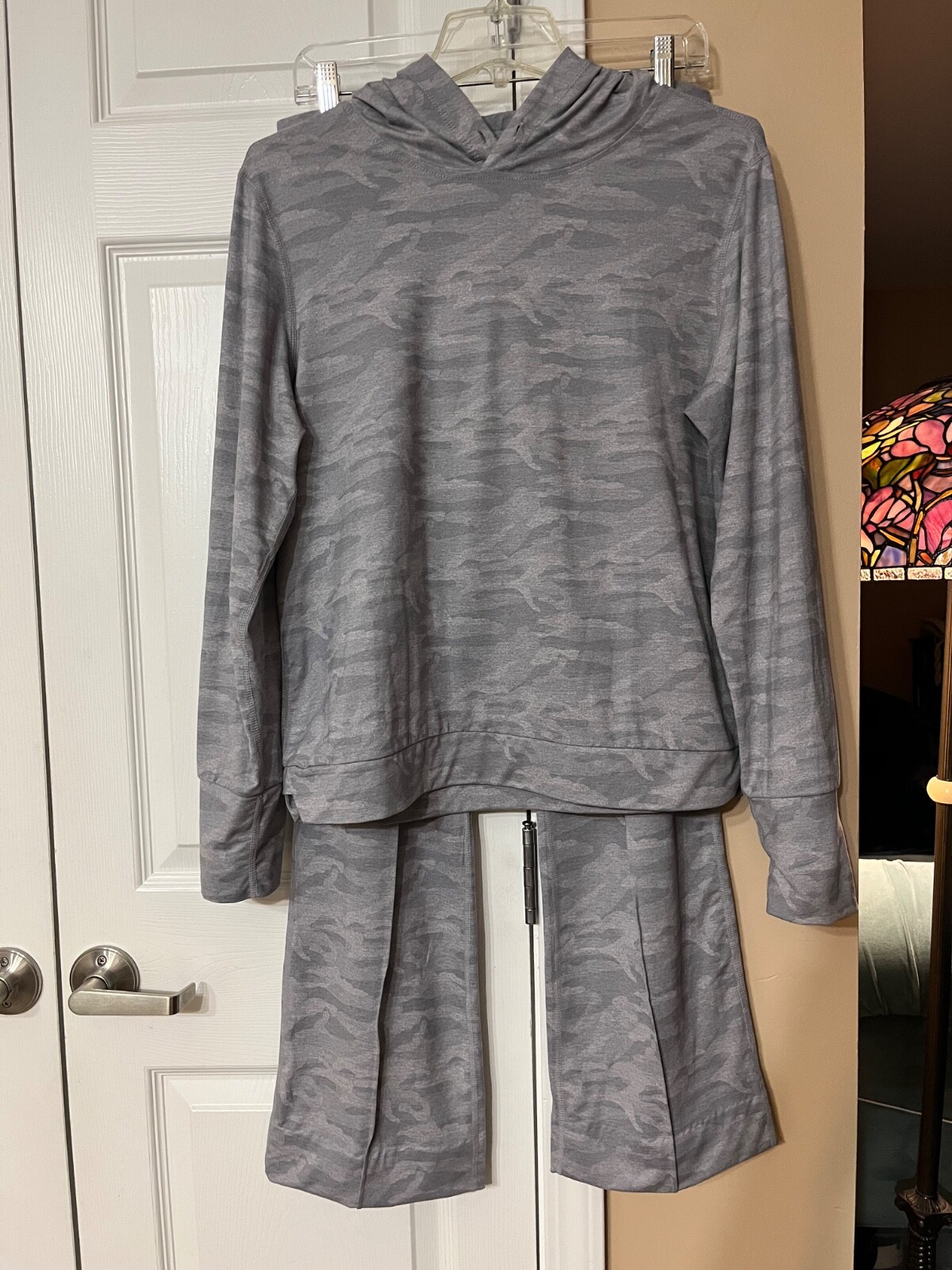 Nwot Members Mark Favorite Soft Pullover GRAY HOODIE PANTS Set Med