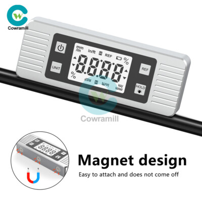 3 in 1 LCD Digital Protractor Inclinometer Magnetic Angle Finder Level Gauge