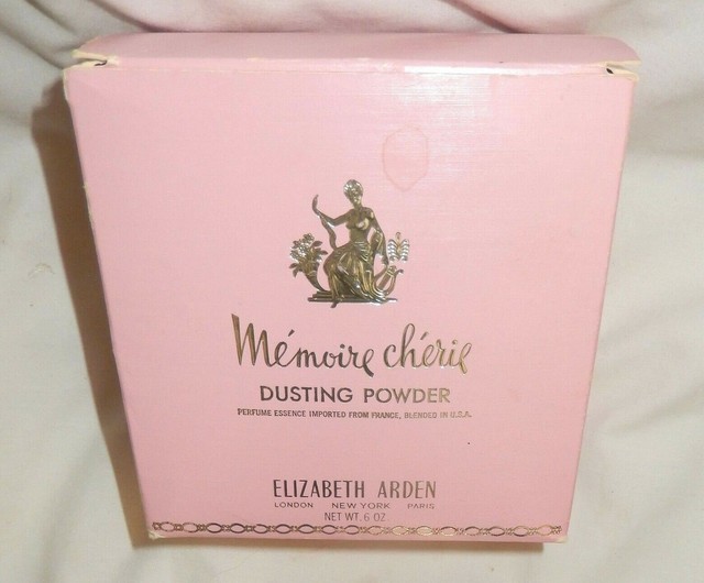Vintage Elizabeth Arden Memoire Cherie Dusting Powder Large 6 oz Sealed