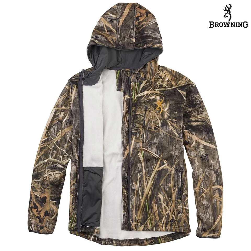 Browning Wasatch флисовая куртка (XL) - Mossy Oak тени травы среды обитания - Изображение 2 из 3
