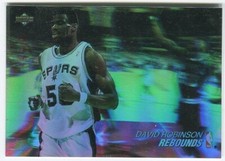 David Robinson 1991-92 Upper Deck Award Winners Rebounds Hologram #AW6