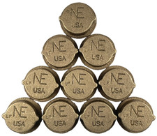(Qty 10) 3/4" Female NPT Bronze/ Brass Caps - Lead Free - Made in USA